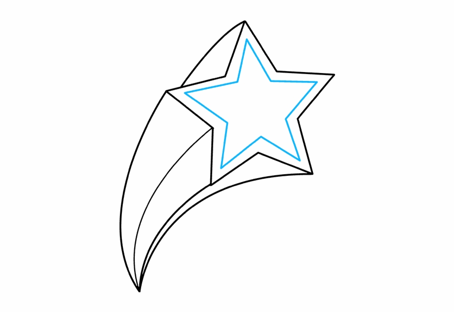 How To Draw Shooting Star Drawing