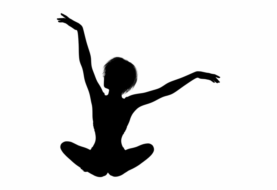 girl sitting silhouette png
