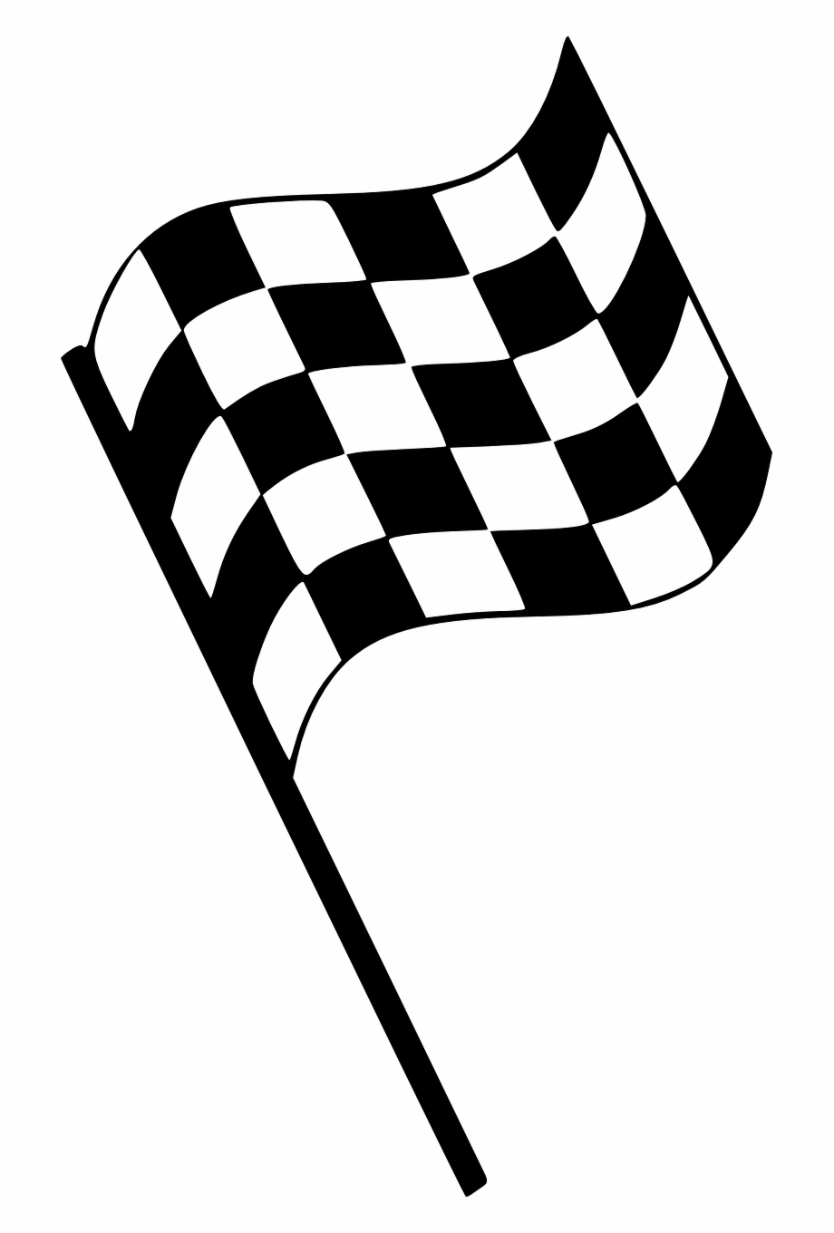 Checkered Flag Start Stop Race Png Image Finish