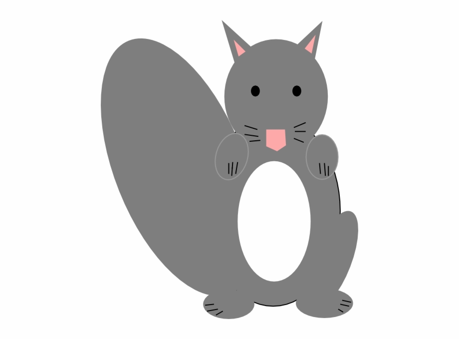 Gray Squirrel Png Grey Squirrel Clipart Png