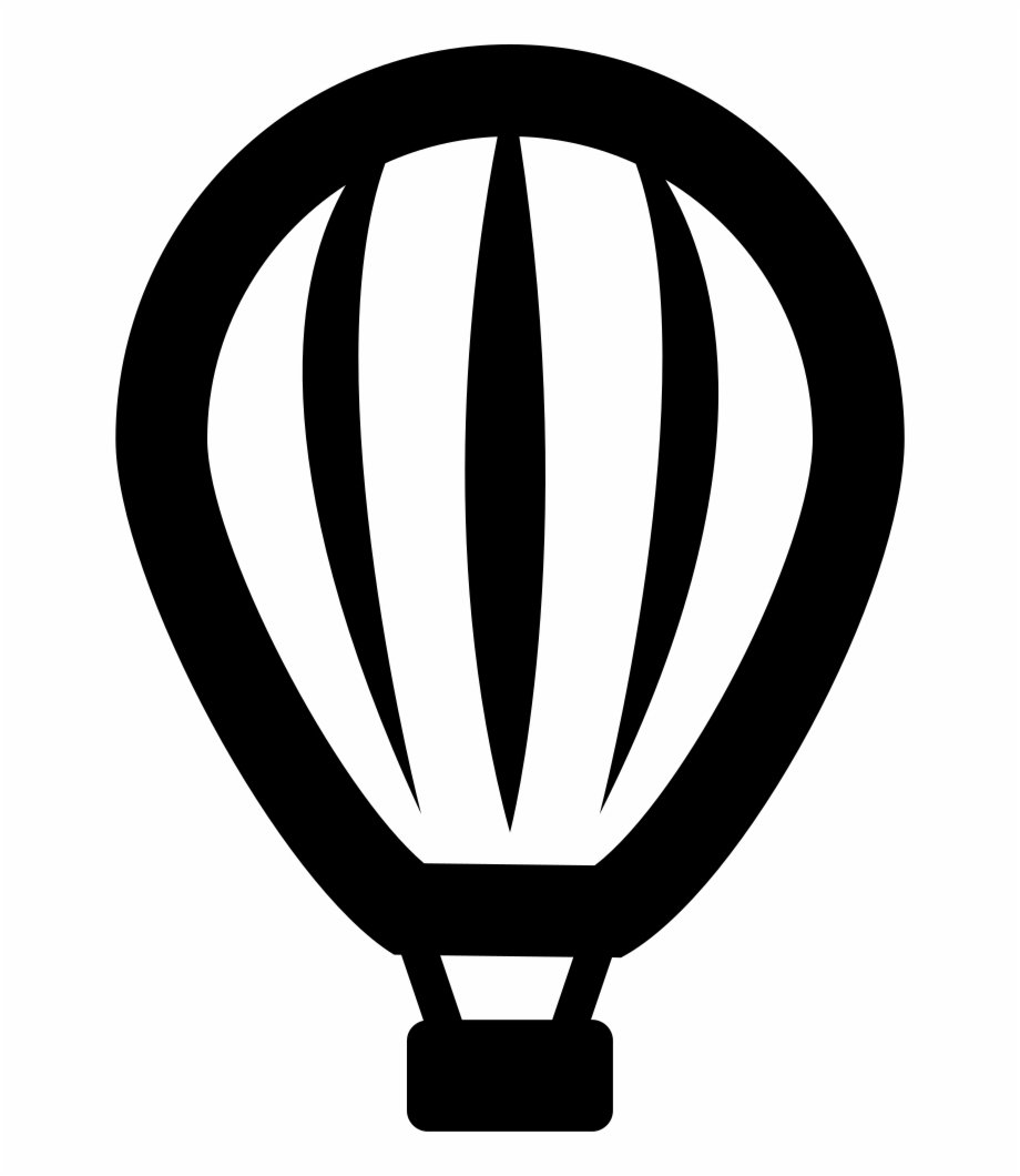 Striped Hot Air Balloon Comments Globo Aerostatico Clipart