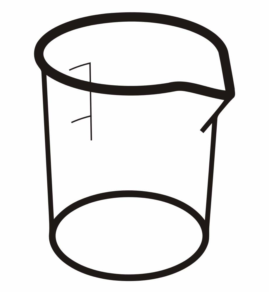 File Beaker Svg Vaso De Beaker Dibujos