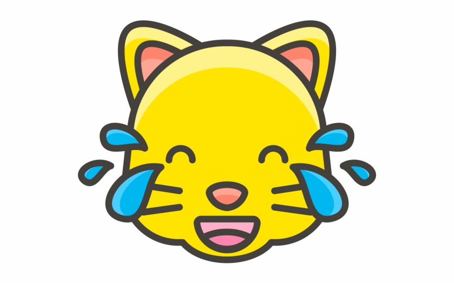 Cat Face With Tears Of Joy Emoji Gato