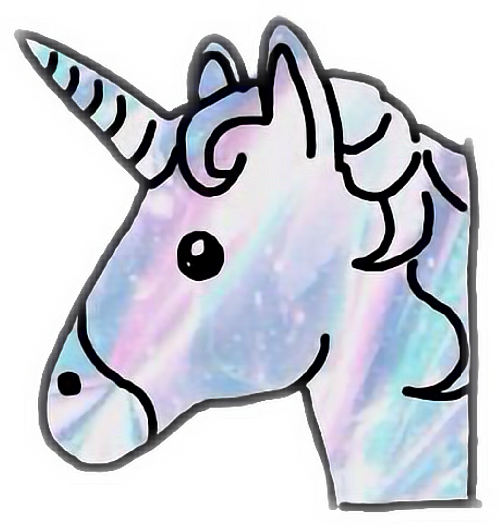 Unicorn Emoji Transparent Background Galaxy Unicorn Emoji Clip