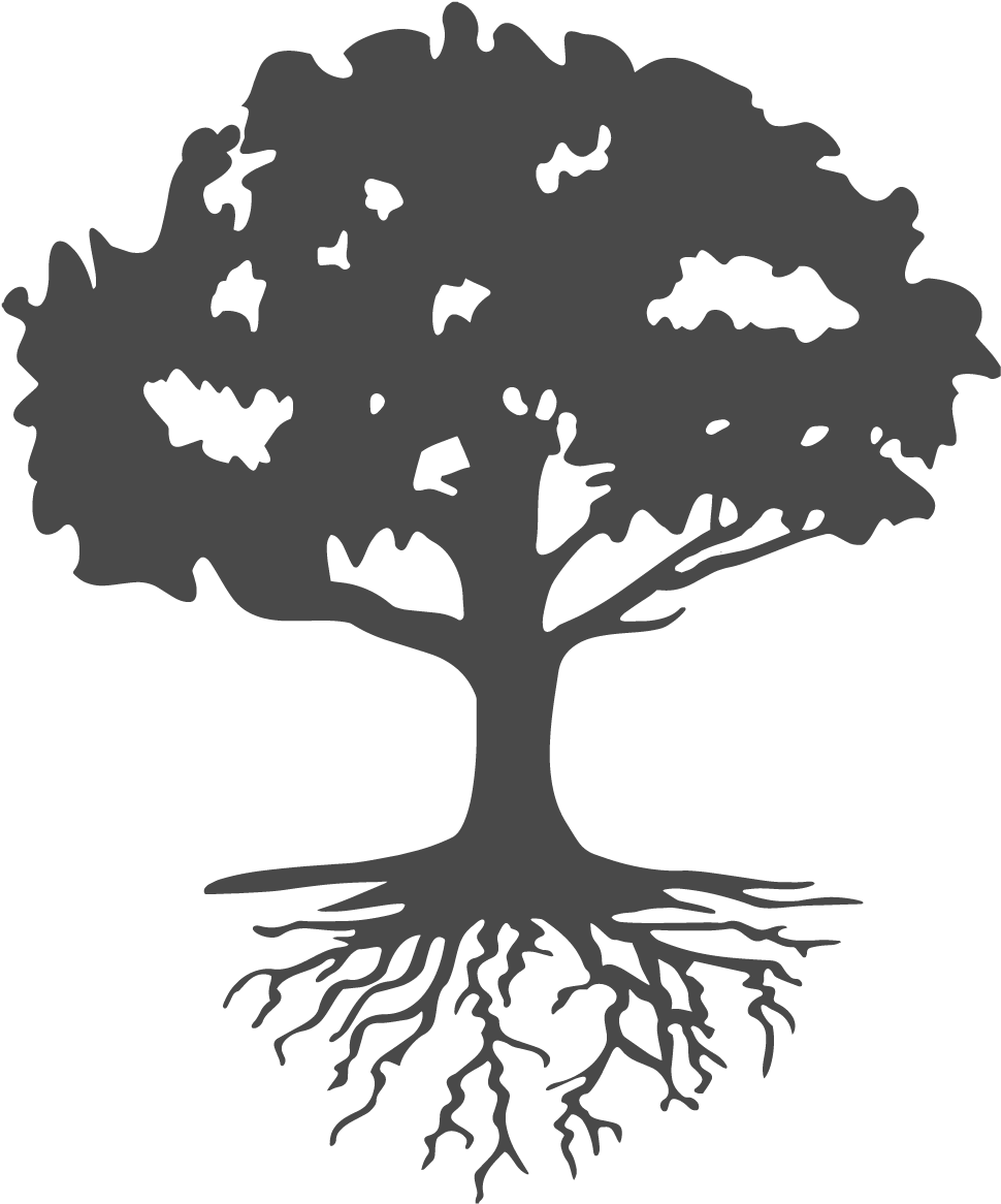 Silhouette Tree With Roots Png PNG Image Collection