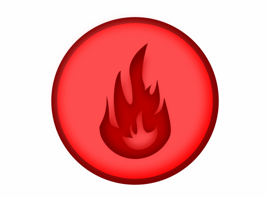 Fire Icon Clip Art Circle