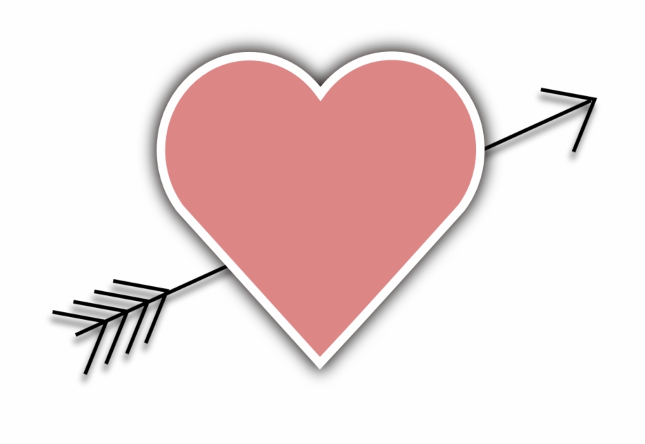 heart with arrow clipart
