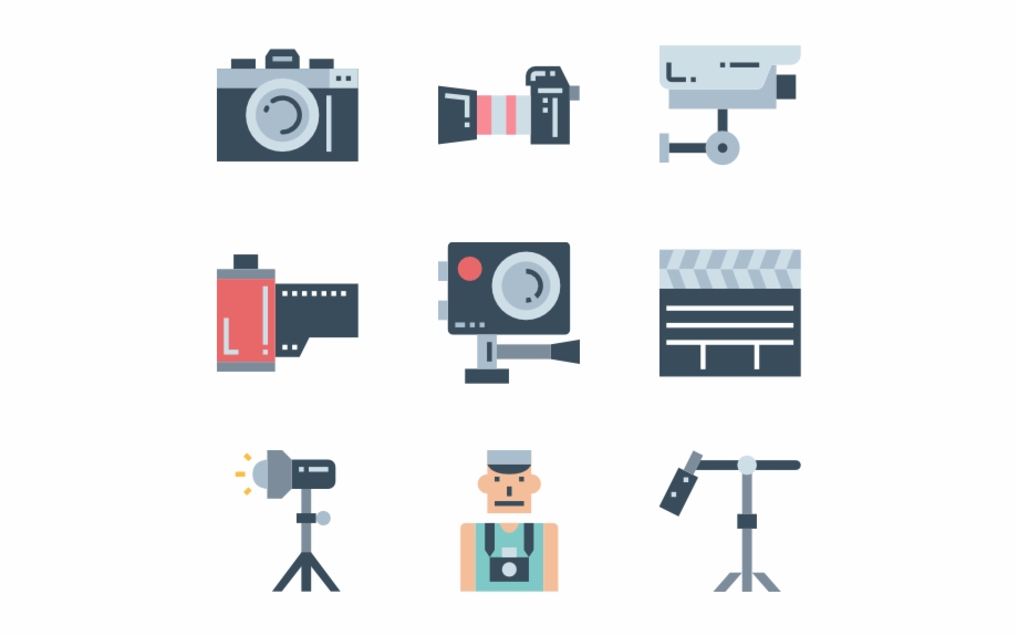 graphic design video camera
