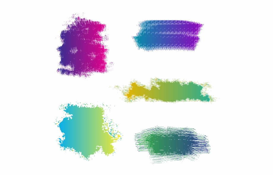 Vector Freeuse Library Colorful Watercolor Brush Stroke Graphic
