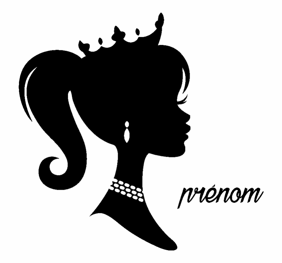 Barbie Silhouette Png Download Woman With Crown Silhouette