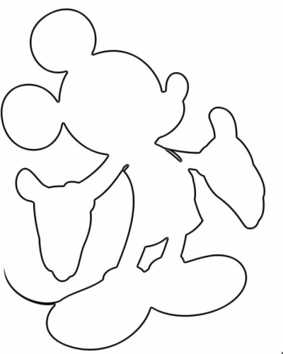 Mickey Mouse Head Outline Png