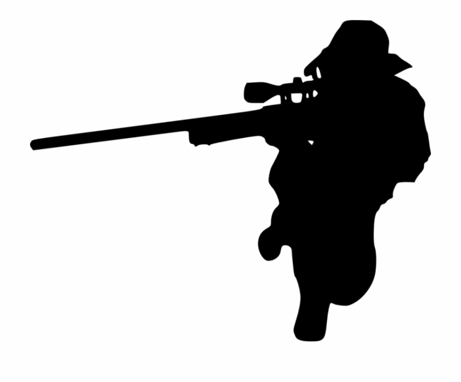 Sniper Rifle Silhouette Png Sniper Clipart Transparent Background