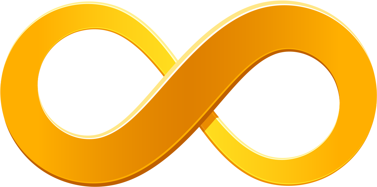 Infinity Symbol Png Transparent Background Gold Infinity Symbol - Clip