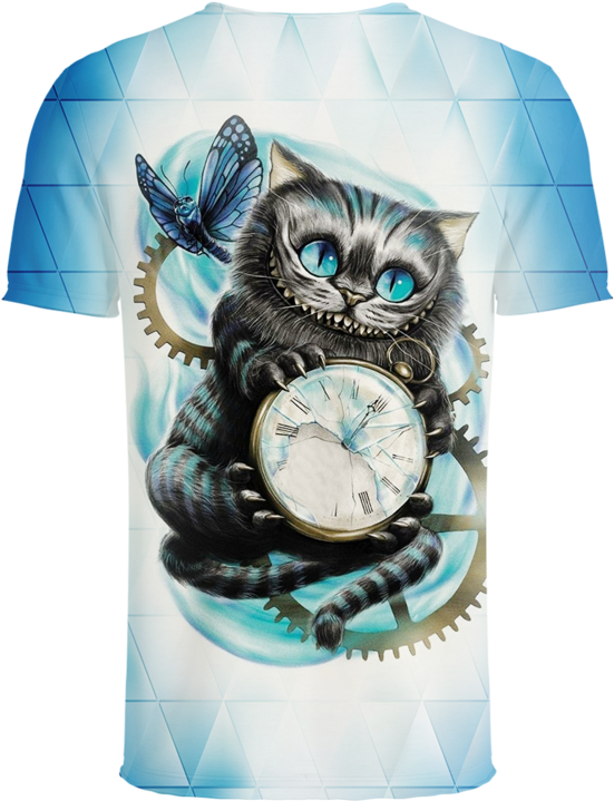 Cheshire Cat Alice In Wonderland 3D T Shirt