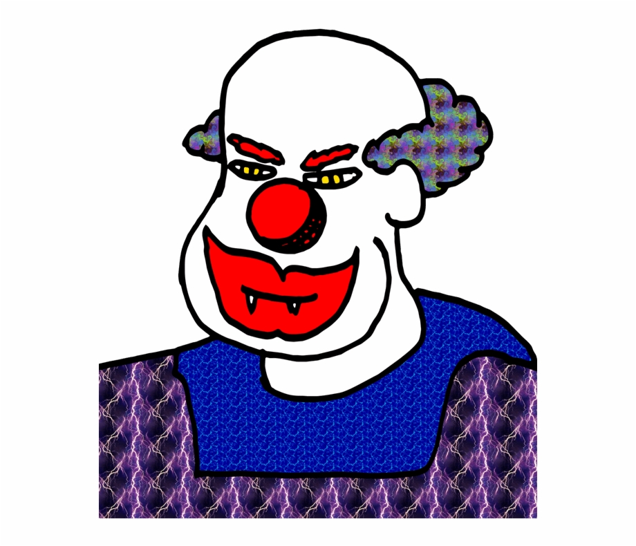 Dailydoodle Evil Clown Cartoon