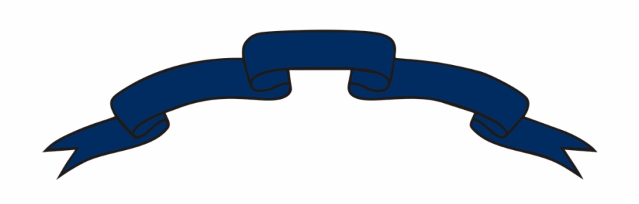 navy blue ribbon clipart
