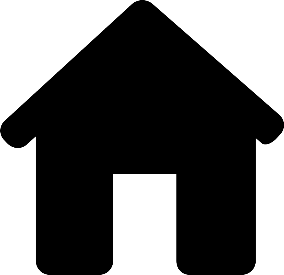 House Black Silhouette Without Door Comments Home Icon