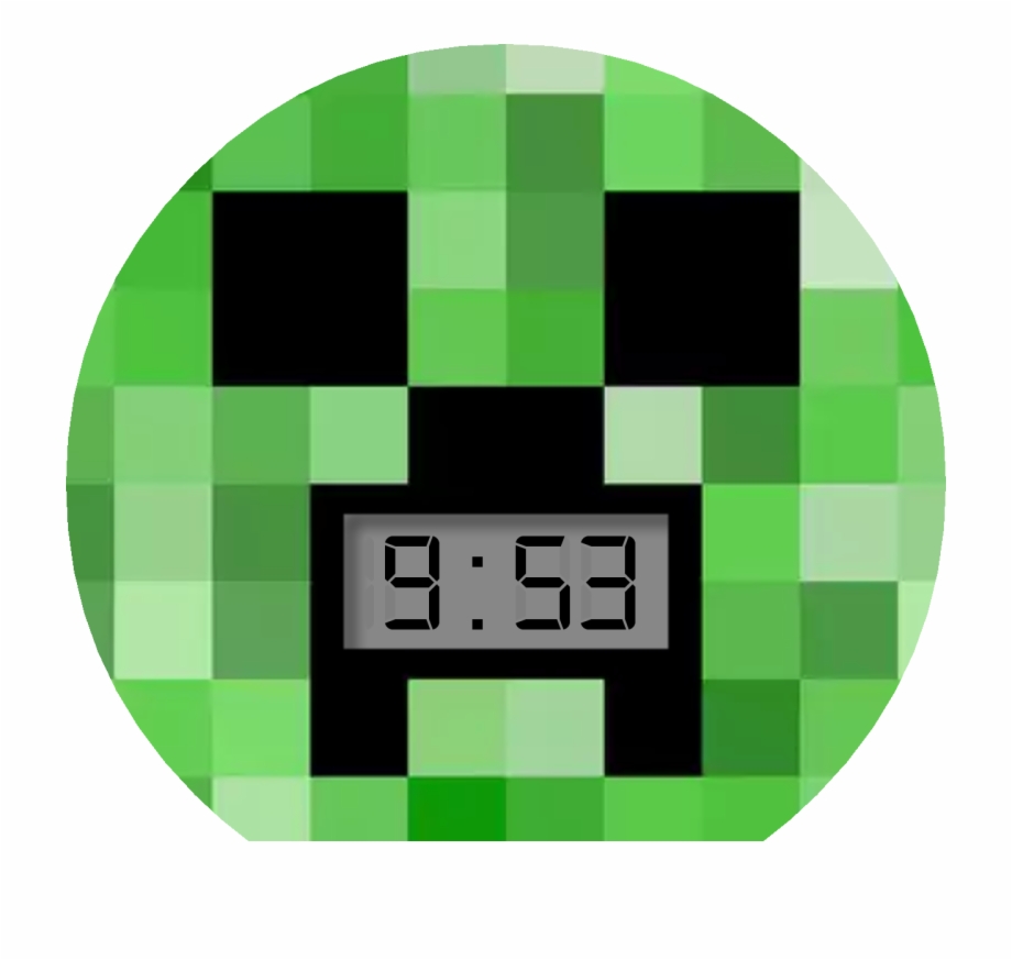Minecraft Creeper Watch Face Preview