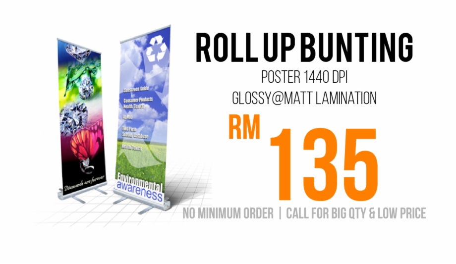 Roll Up Bunting Price Malaysia