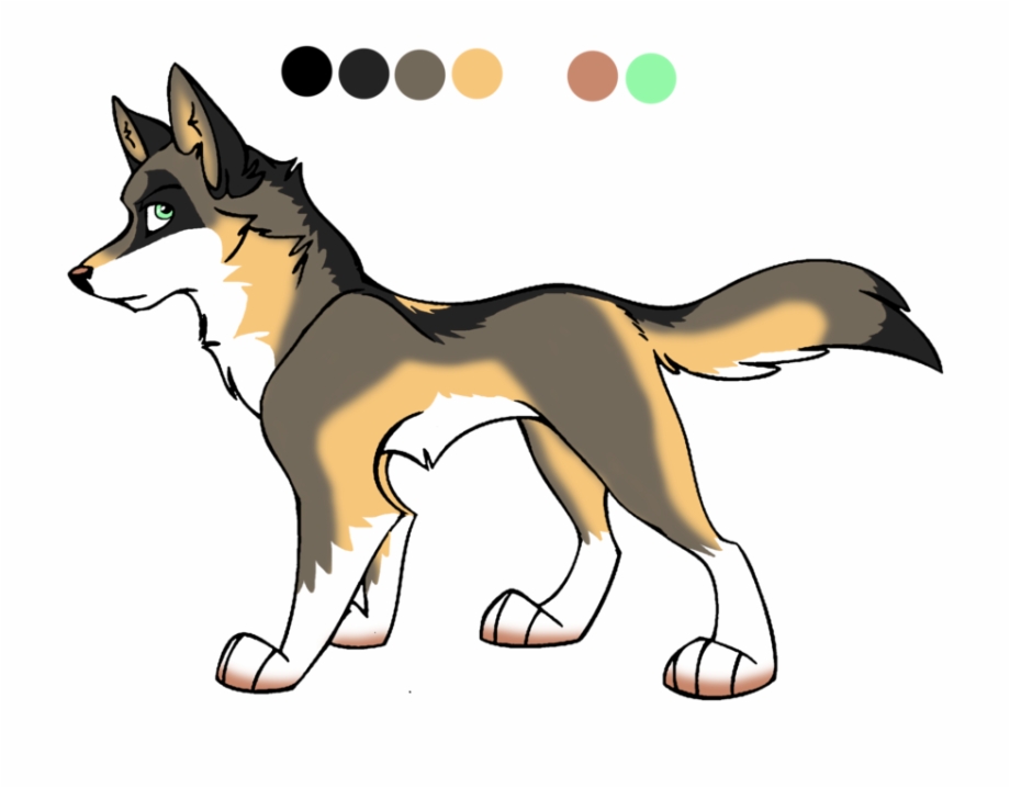 Gray Wolf Clipart Animated Character Wolf