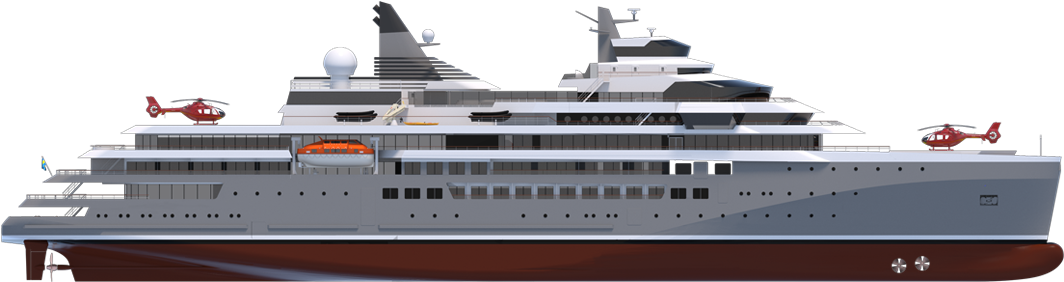 Cruise Ship Side View Drawing - Study your ship's deck plan to make