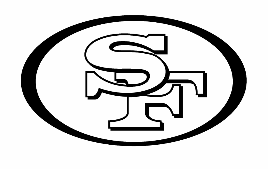San Francisco 49Ers Nfl Decal Black And White