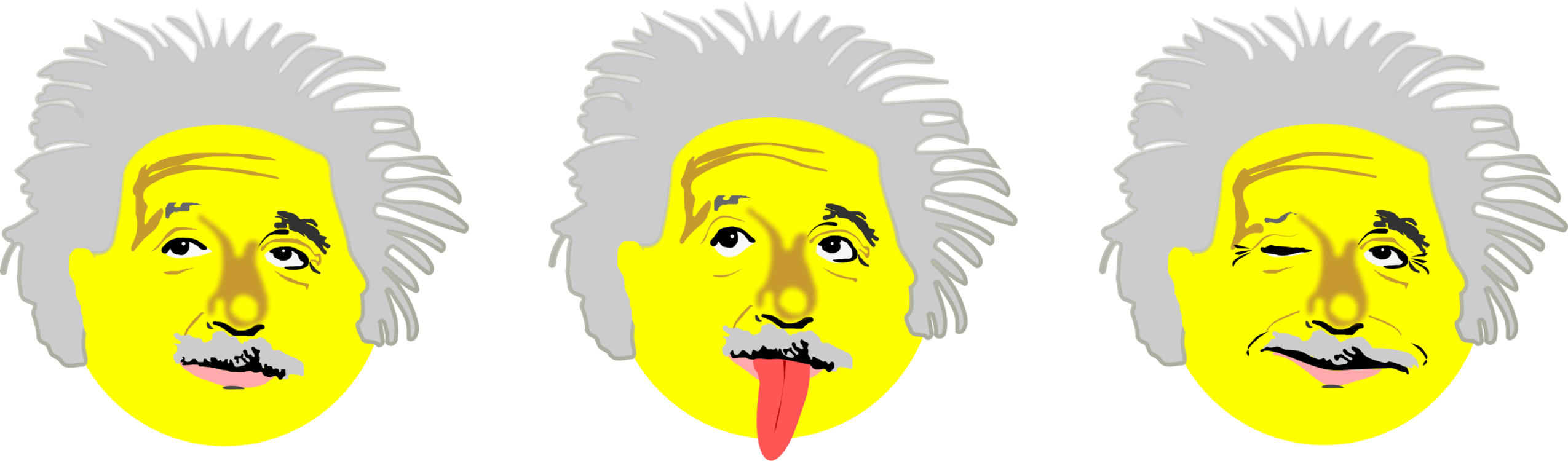 Drawing Albert Einstein Face Cartoon Horse Illustration