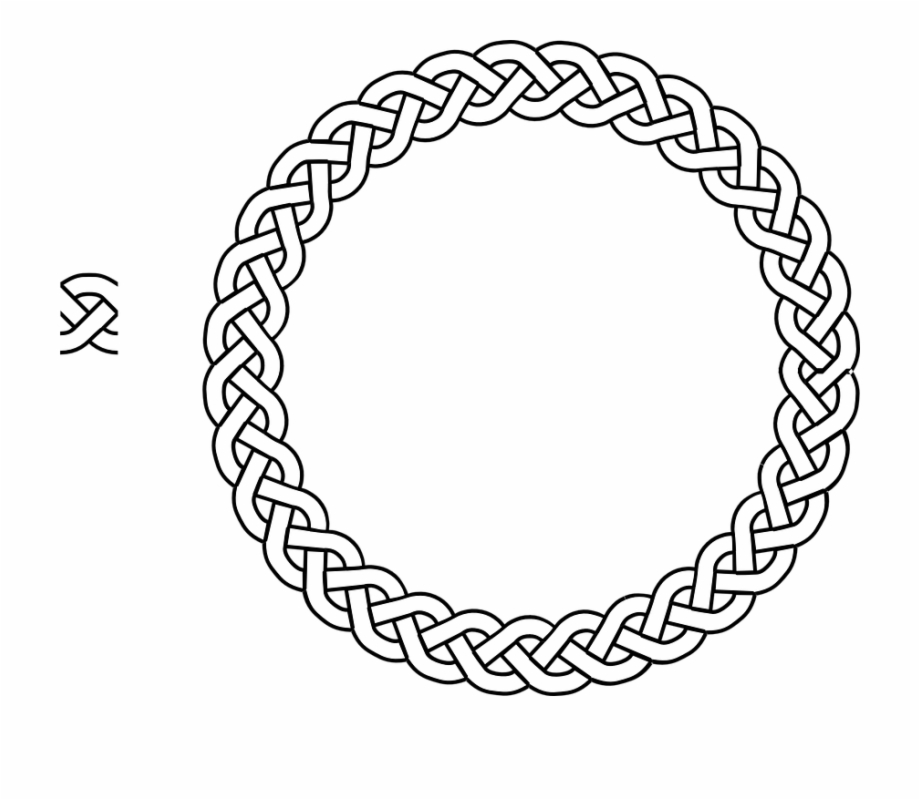 Celtic Knot Clipart Banner Celtic Knot Circle Png