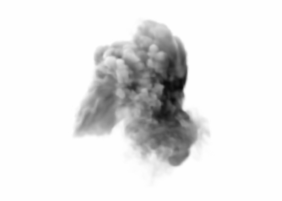 smoke explosion transparent background
