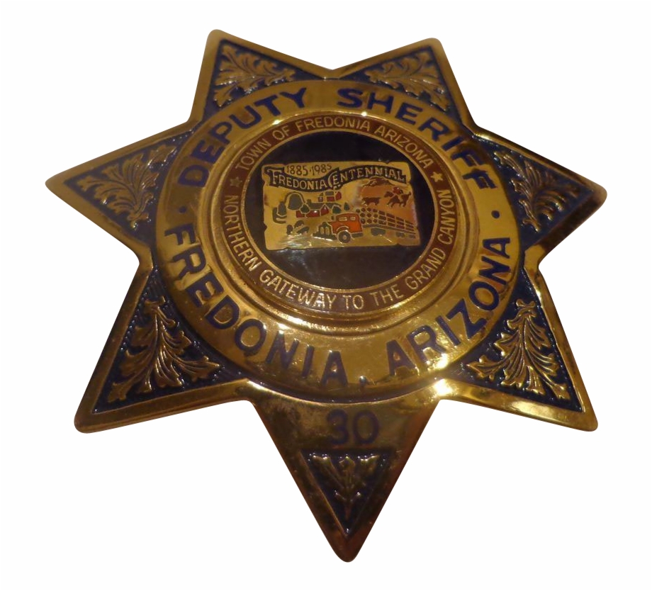 Rare Arizona Deputy Sheriff Badge Centennial Fredonia Badge