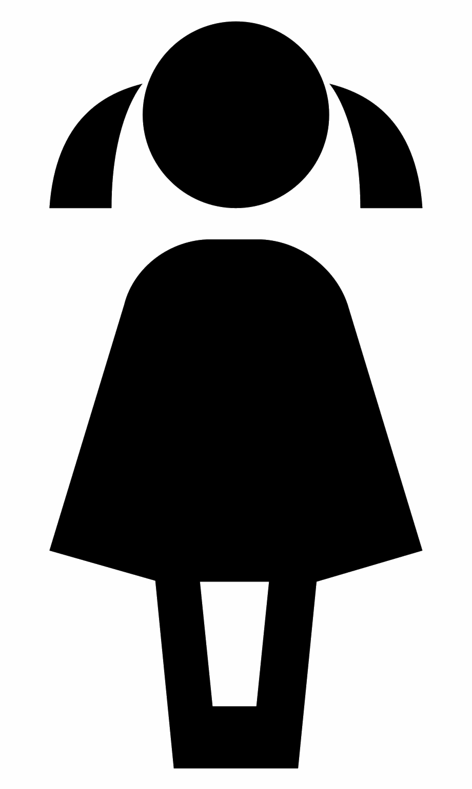 Png Of A Girl Black And White Children
