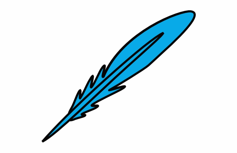 Blue Feather Clipart