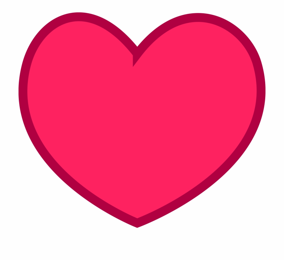 Pink Heart Vector Png Cartoon Heart Png Transparent