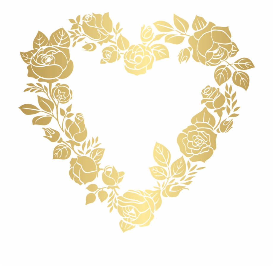 Heart Png Image And Clipart Transparent Background Gold