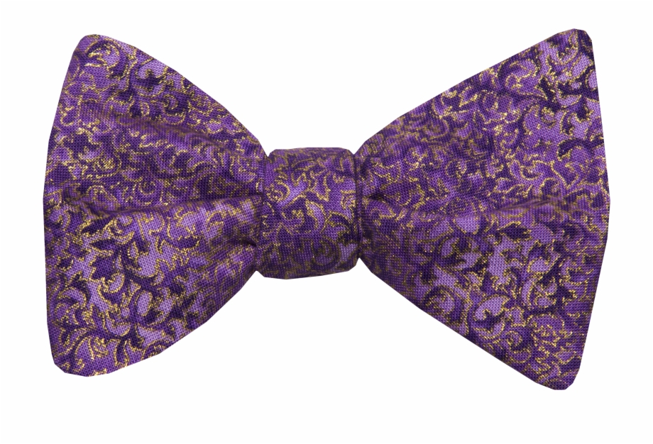 Renaissance Purple Adult Bow Tie