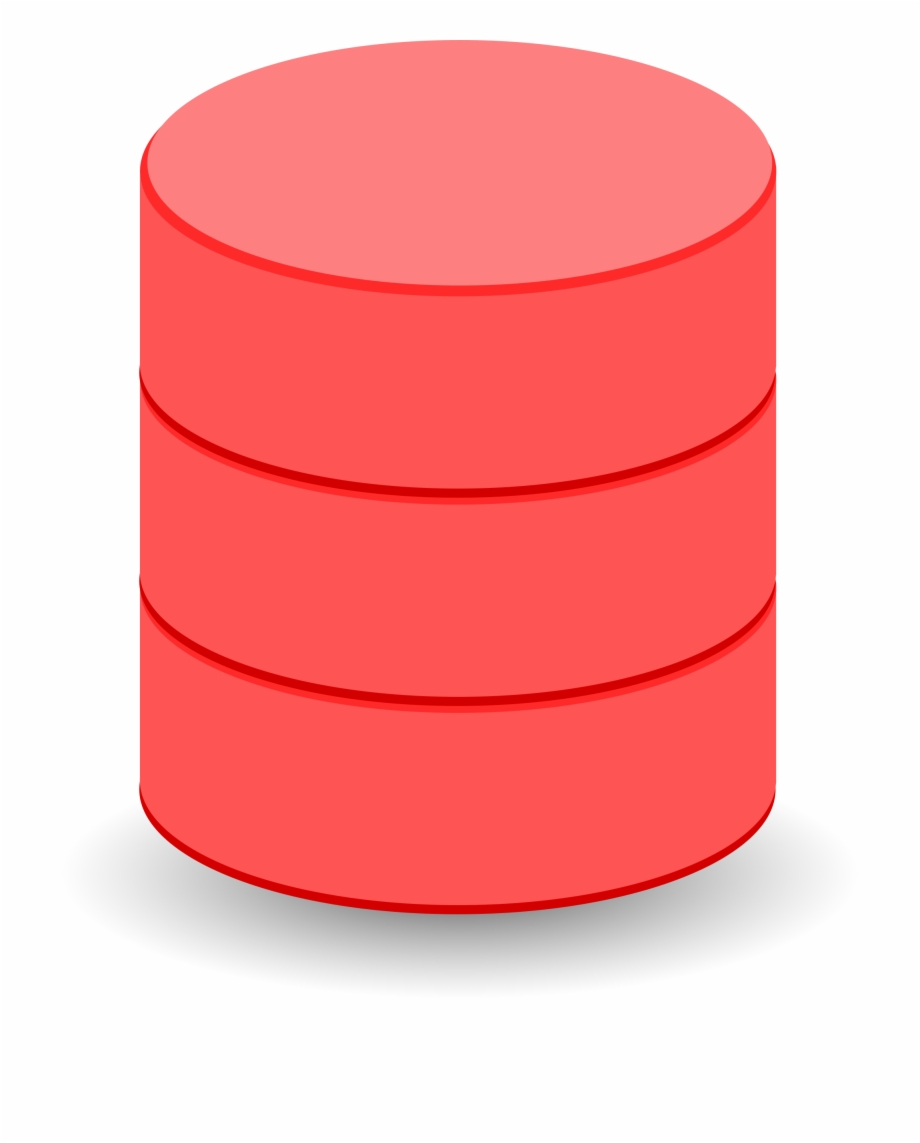 Clipart Clipart Red Red Database Icon Png