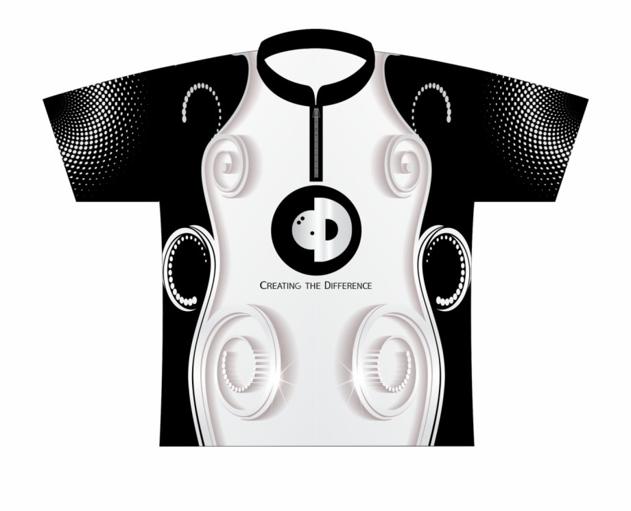 Creating The Difference Black White Swirl Dye Sublimated