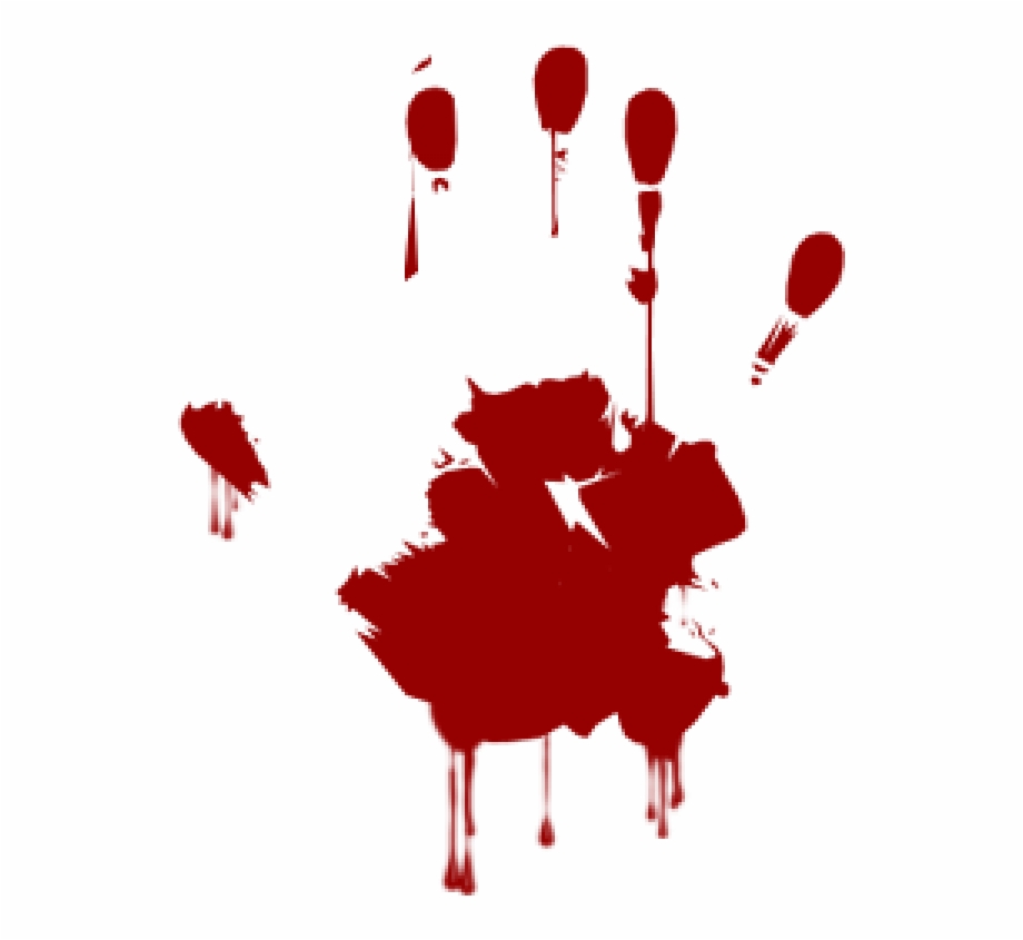 Hand Mark Blood Free Png Download Blood Png