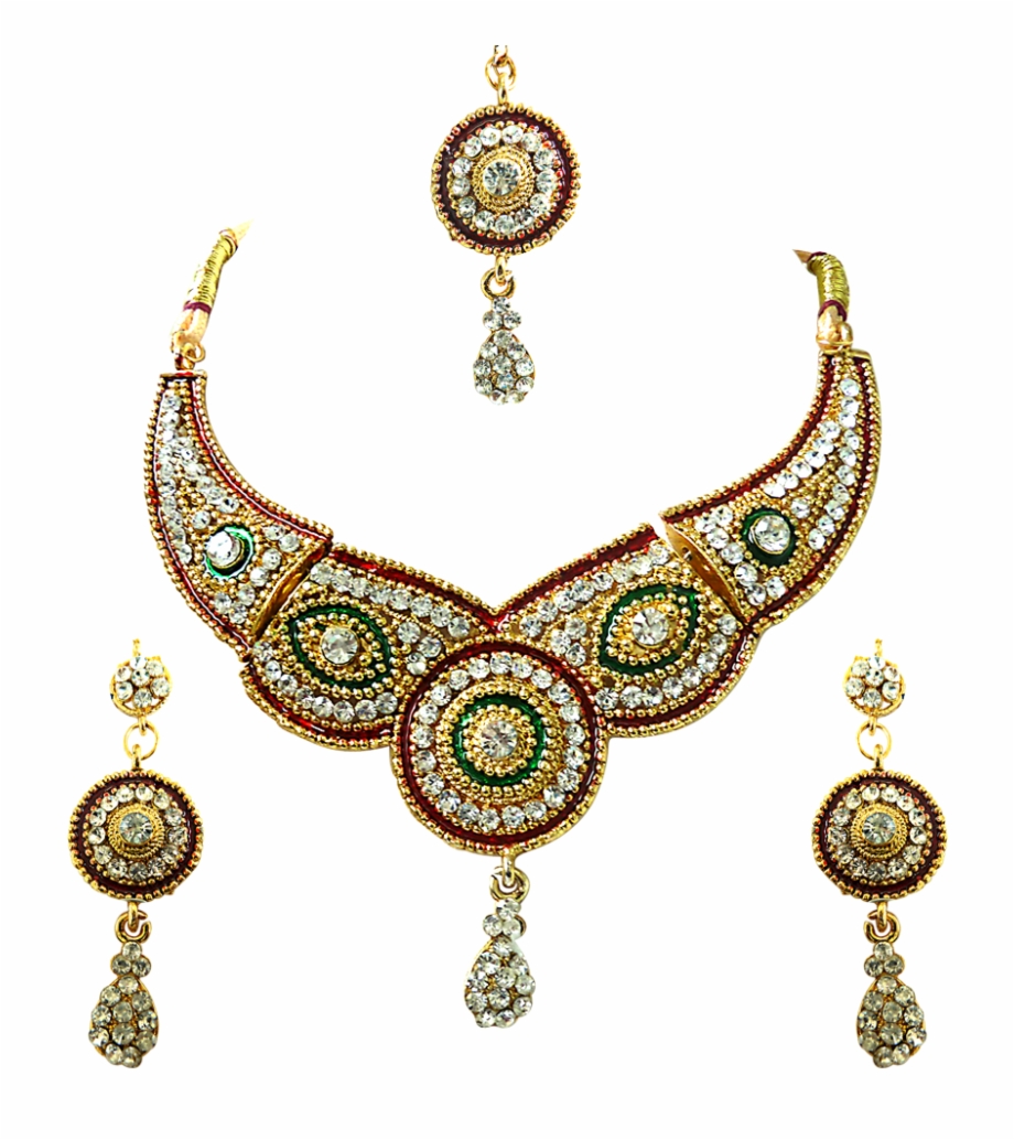 Necklace Jewellery Set Png Image Transparent Kundan Pearl