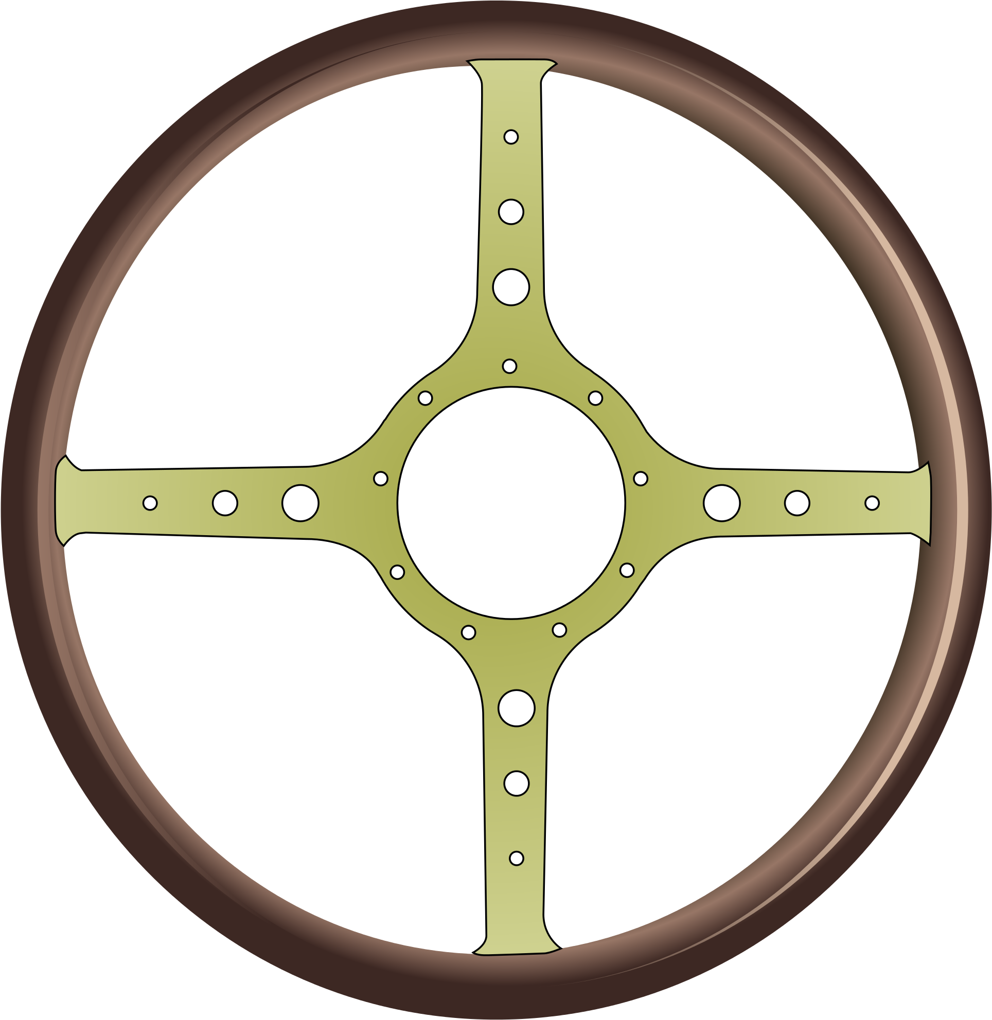 Steering Wheel Clipart Png Muscle Car Clock