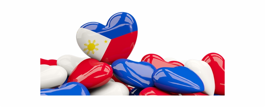 Heart With Border Ilration Of Flag Philippines Border