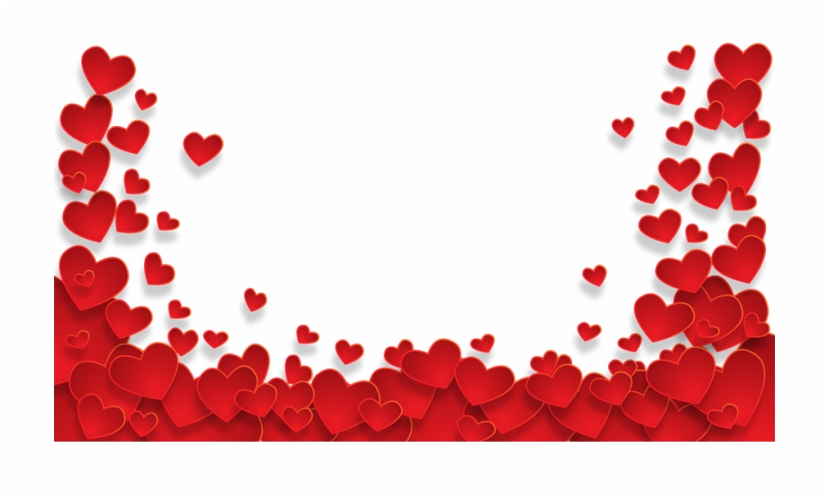 Heart Transparent Love Wallpaper Background Happy Valentine Day