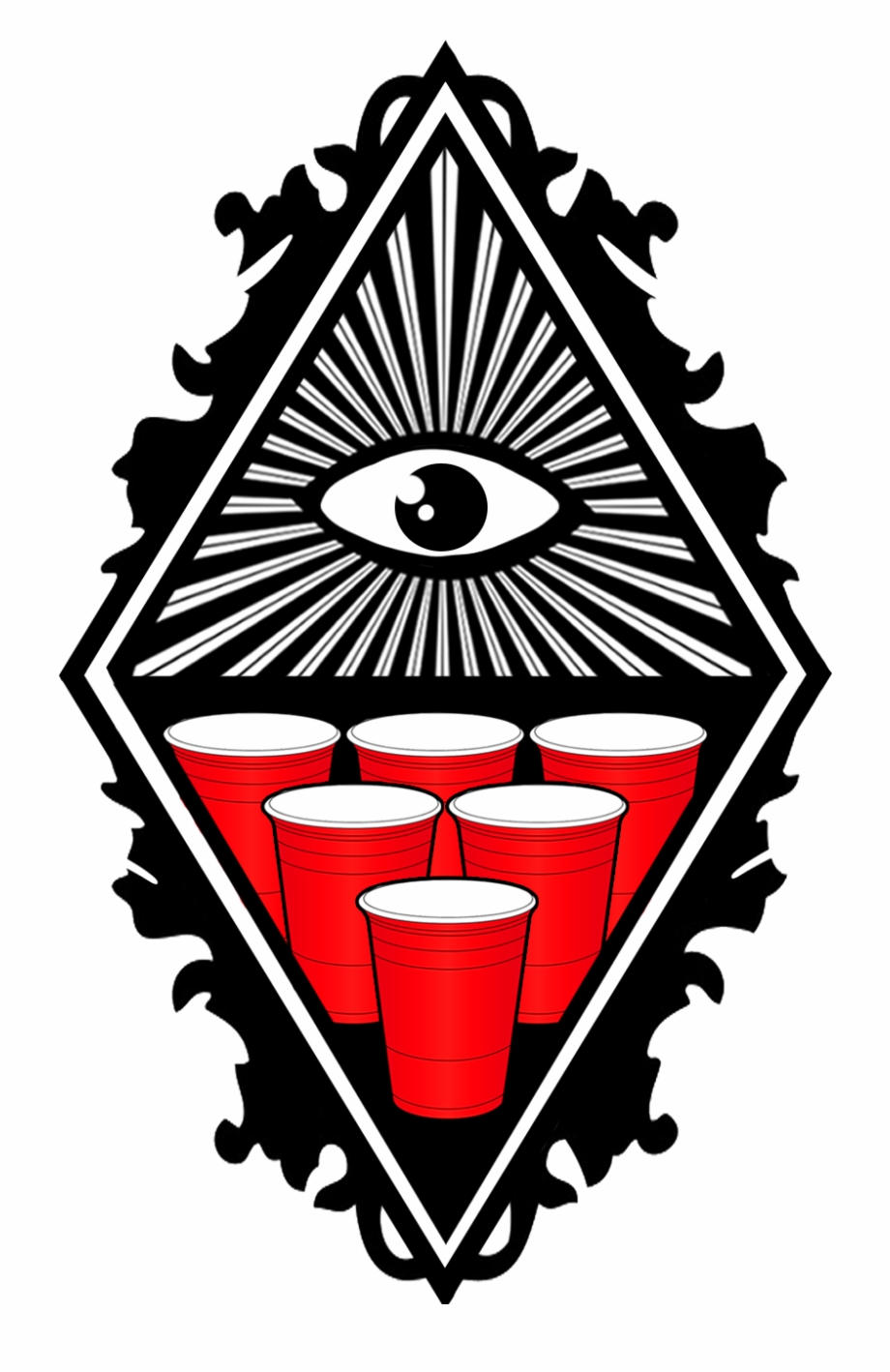 The Third Eye Invitational Illuminati Stickers