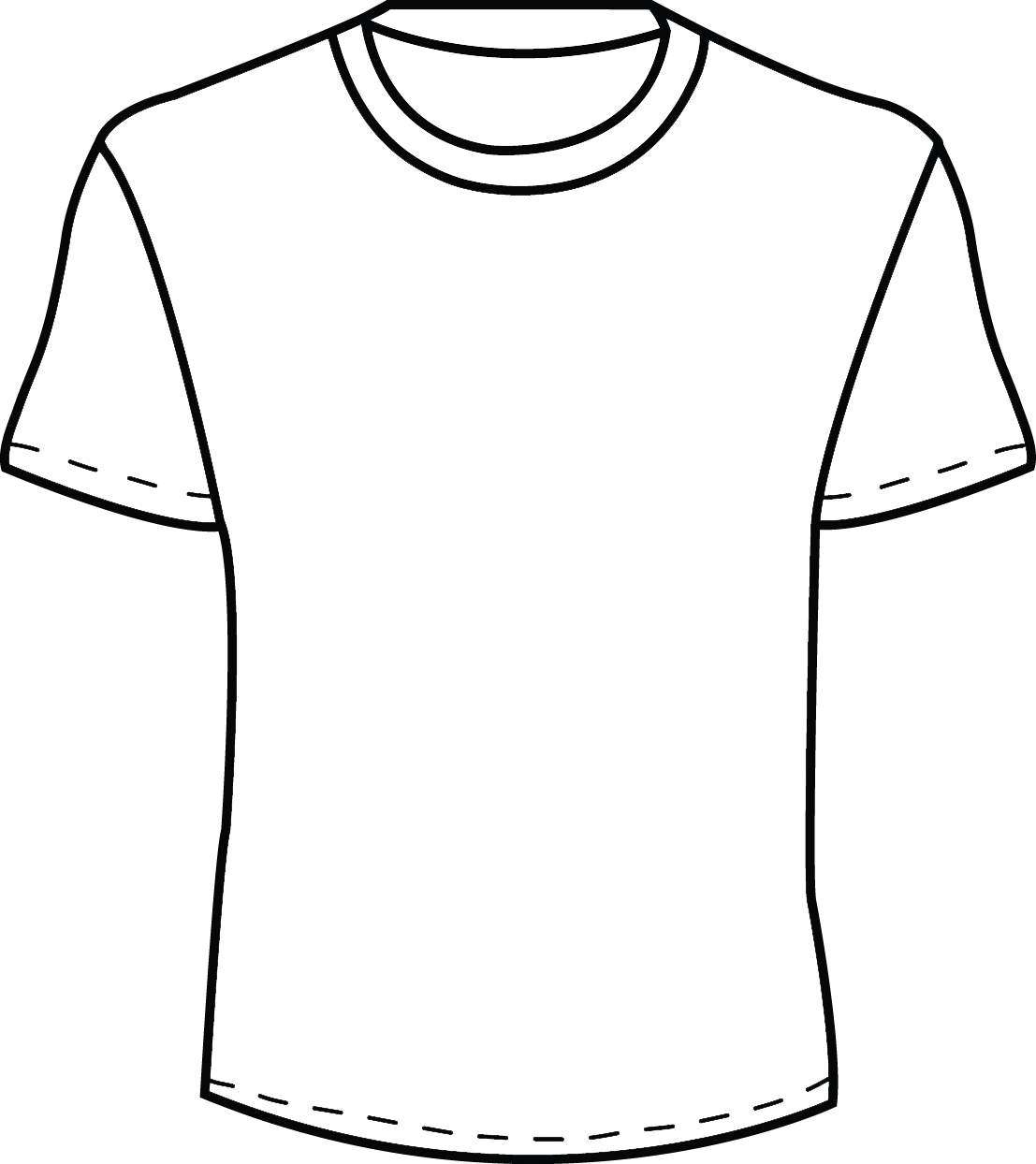 Blank Tshirt Template Png