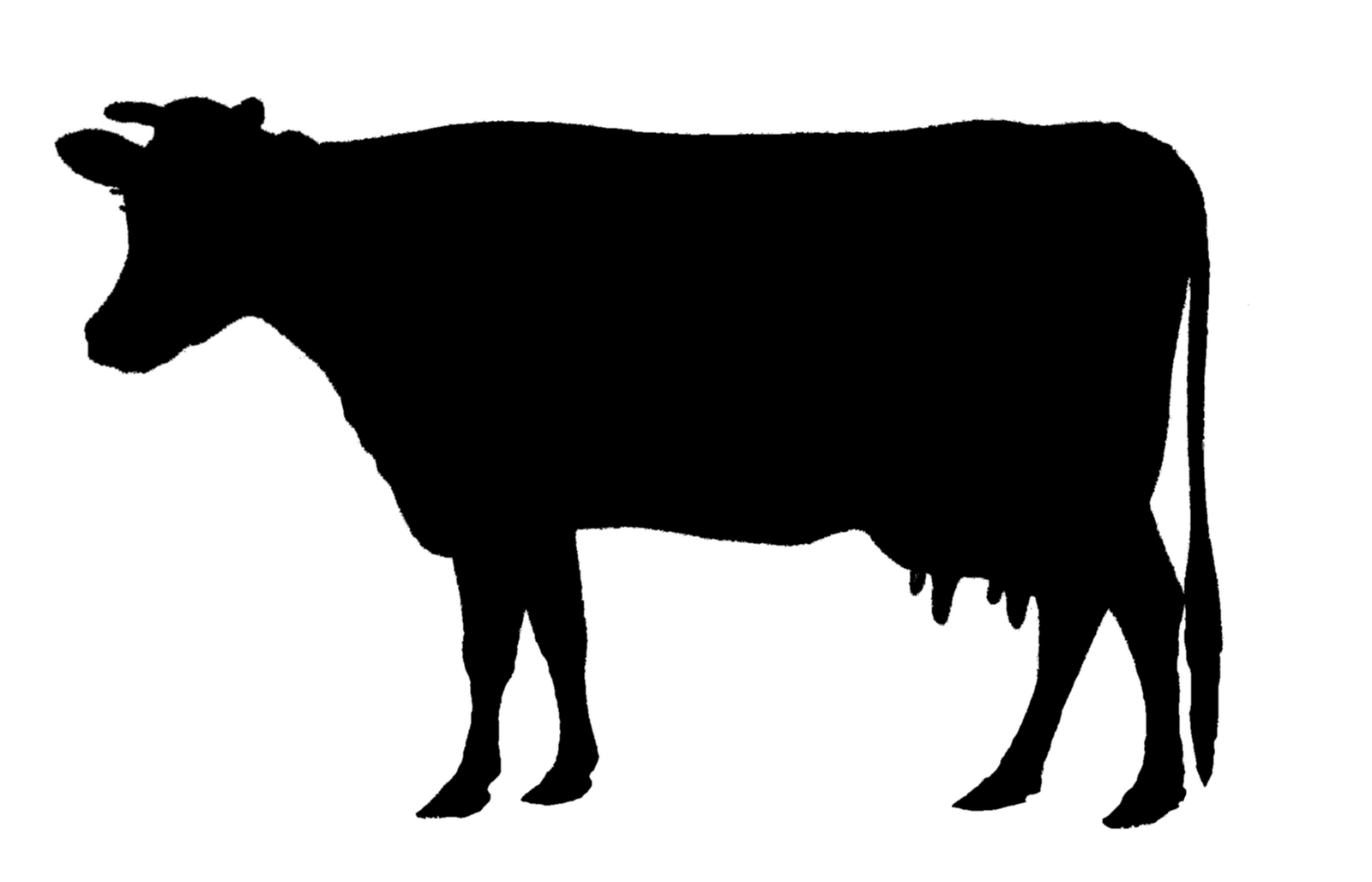 farm animals clipart silhouette
