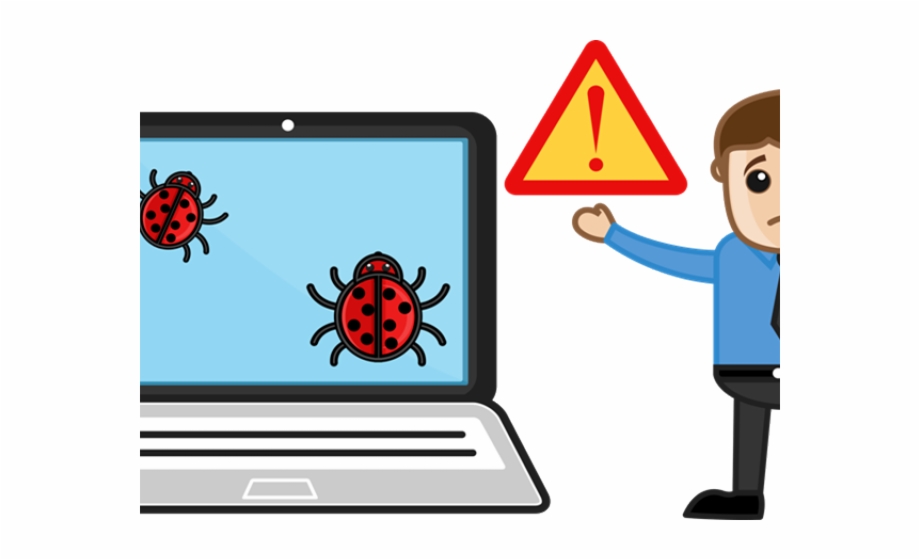 Cliparts Computer Viruses Cartoon Man Pointing Png