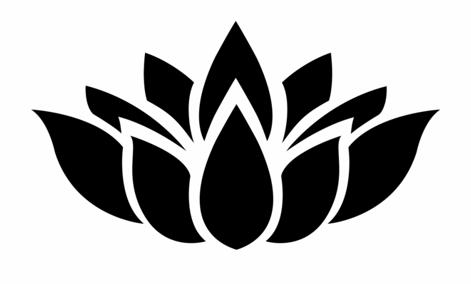 Lotus Flower Silhouette Lotus Flower Vector Png