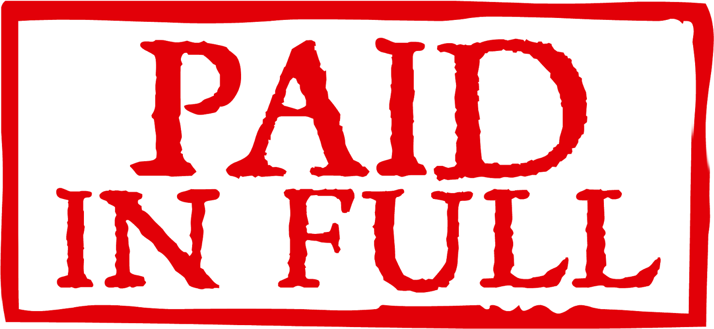 transparent paid in full stamp png
