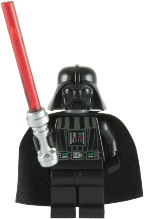 Lego Darth Vader Minifigure With Red Lightsaber Darth