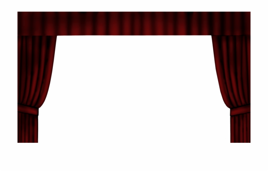 Curtains Red Transparency Light By Coloredchromium Stage